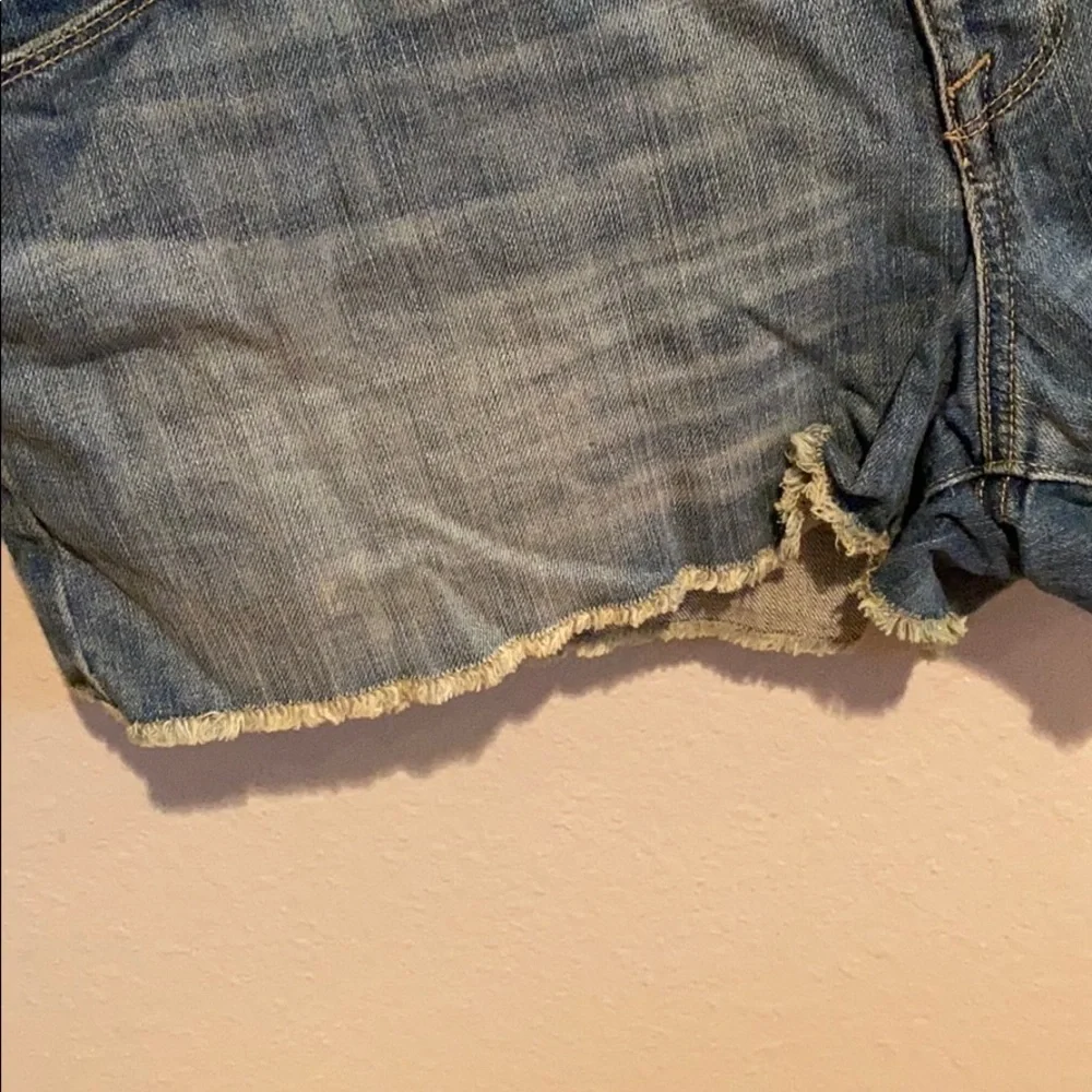 Mossimo HighRise Frayed Button Up Denim Shorts - Picture 6 of 12
